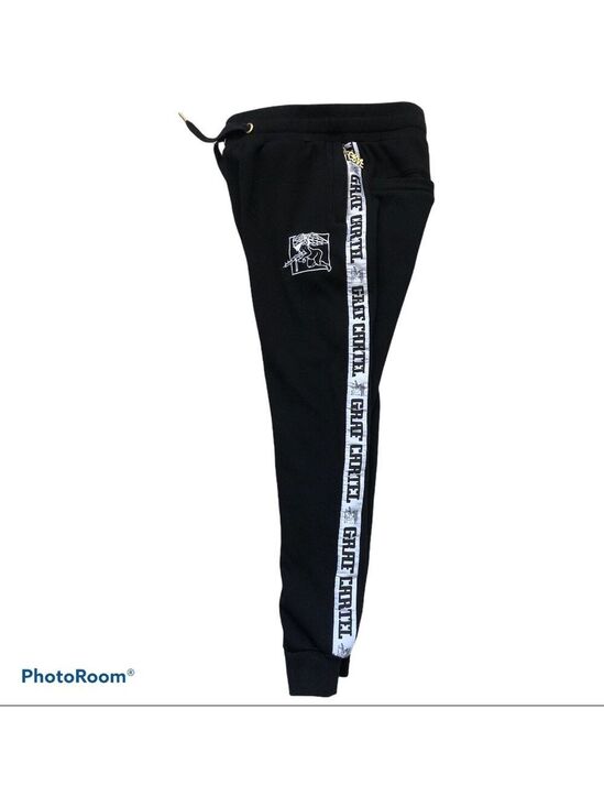 Graf & Wu Pants - Graf & Wu Letter Tape “Cartel” Joggers Size Small